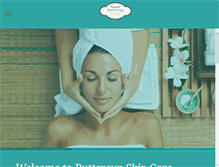 Tablet Screenshot of buttercupskincare.com